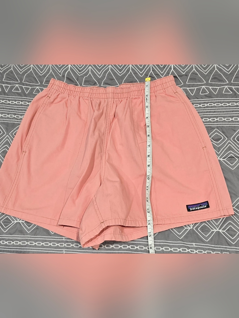 Patagonia Womens Funhoggers Shorts In Sunfade Pink Size Small - Picture 4 of 8